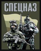 Полевой шеврон Спецназ (10х8см)
