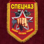 Военный вымпел Спецназ с кулаком