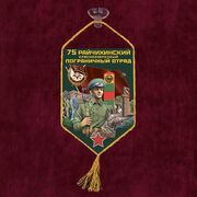 Вымпел 75 Райчихинский пограничный отряд на присоске 