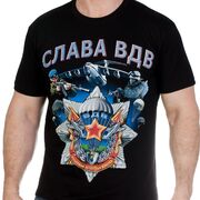 Футболка Звезда ВДВ (Черная)