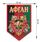 Автомобильная наклейка с орденом Афгана (22x15 см) 1