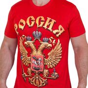 Футболка Герб Российской Федерации (Красная)