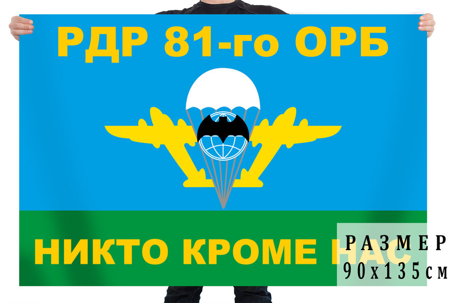 Флаг Разведывательной десантной роты 81-го ОРБ