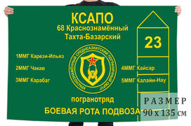 Флаг 68 Тахта-Базарский пограничный отряд