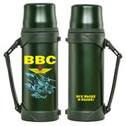 Термос ВВС вместительный (Зеленый)