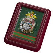 Знак 47 Керкинский Краснознамённый пограничный отряд в наградной коробке с удостоверением в комплекте
