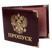 Обложка на пропуск
