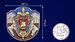 Металлическая накладка 100 лет Московскому Уголовному розыску 6