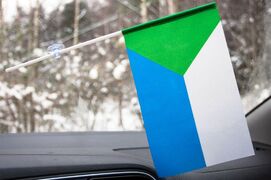 Флажок в машину с присоской Хабаровского края