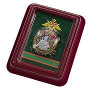 Знак 75 Райчихинский Краснознамённый пограничный отряд в наградной коробке с удостоверением в комплекте