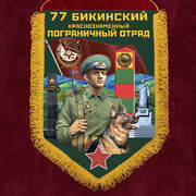Вымпел 77 Бикинский пограничный отряд