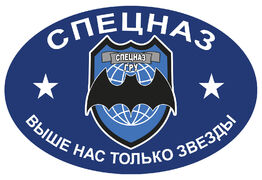 Автомобильная Наклейка с символикой Спецназа ГРУ