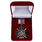 Знак в бархатистом футляре За службу России (чёрный)