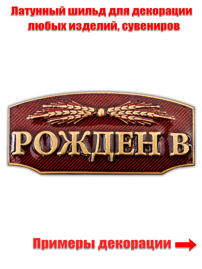 Накладка Рождён в СССР