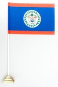 Флажок Белиза настольный с подставкой