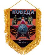 Вымпел георгиевский с орденом Красной звезды
