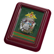 Знак 81 Термезский ордена Красной Звезды пограничный отряд в наградной коробке с удостоверением в комплекте