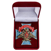 Знак в бархатистом футляре За отличие ВКС 