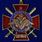 Знак За службу России (красный) 1