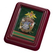 Знак 53 Даурский Краснознамённый Пограничный отряд в наградной коробке с удостоверением в комплекте