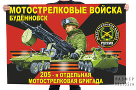 Флаг 205 отдельной мотострелковой бригады – Будённовск