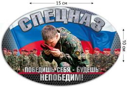 Автомобильная Наклейка Краповый берет