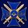 Знак Крест За службу на Кавказе (синий) в наградной коробке с удостоверением в комплекте 3