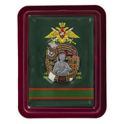 Знак 62 Находкинский Краснознамённый пограничный отряд в наградной коробке с удостоверением в комплекте