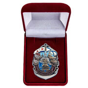 Знак в бархатистом футляре 40-я Краснодарско-Харбинская ОБрМП