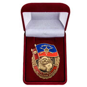 Знак в бархатистом футляре За службу в 35-ой ракетной дивизии
