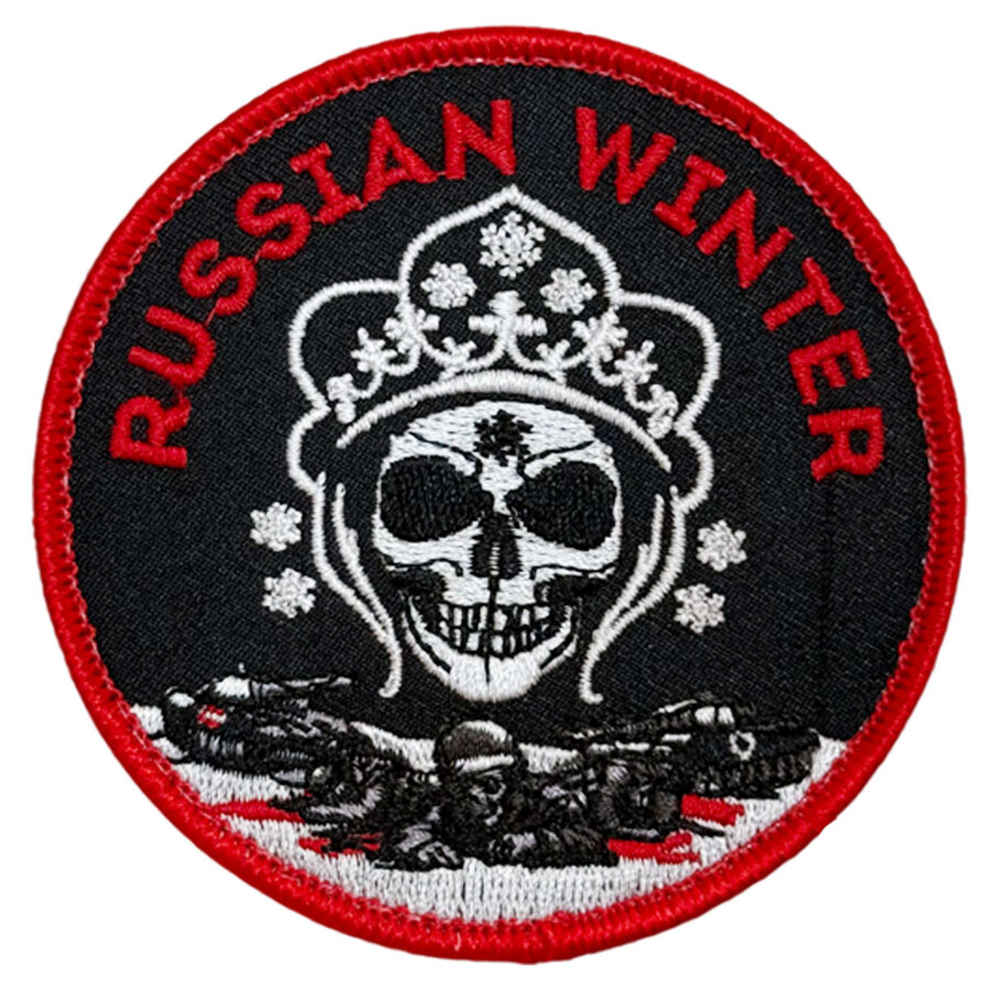 Нашивка Russian winter (8х8см)