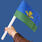 Флажок настольный ВДВ РФ (10 штук) 3