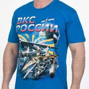 Футболка Войска ВКС (Синяя)