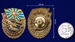 Знак в бархатистом футляре За службу в ВКС 6