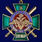 Знак За службу России (зелёный) в наградной коробке с удостоверением в комплекте 4