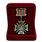 Знак в бархатистом футляре За службу на Кавказе ПС ФСБ 3