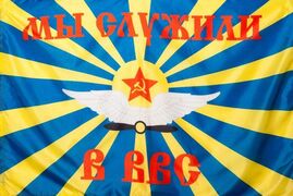 Флаг Мы Служили в ВВС СССР 90х135 большой