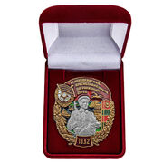 Знак в бархатистом футляре 62 Находкинский Краснознамённый пограничный отряд 