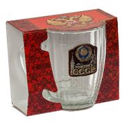 Пивная кружка с накладкой Рождён в СССР