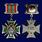 Знак в бархатистом футляре За службу на Кавказе ПС ФСБ 7