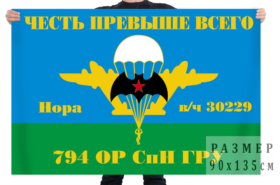 Флаг 794 ОРСпН ГРУ (ГСВГ, Нора)