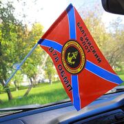 Флажок в машину с присоской 878 ОБМП БФ