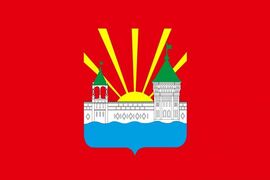 Флаг Дзержинского Московской области