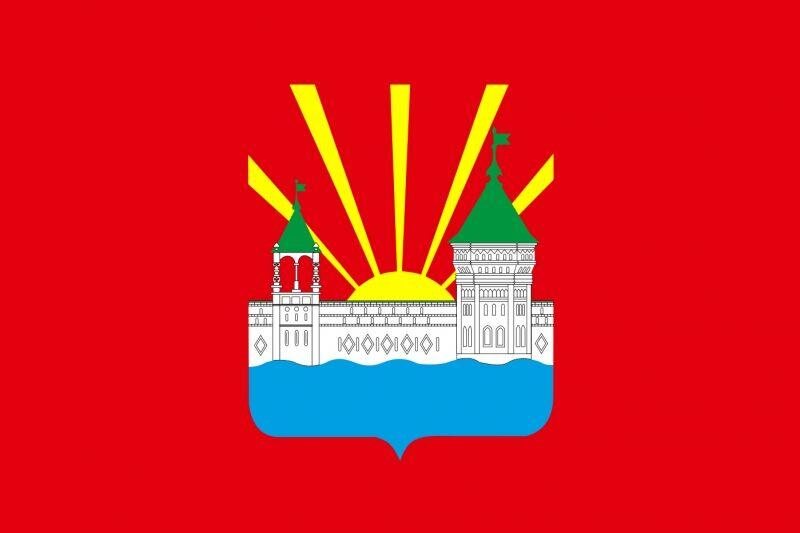Флаг Дзержинского Московской области