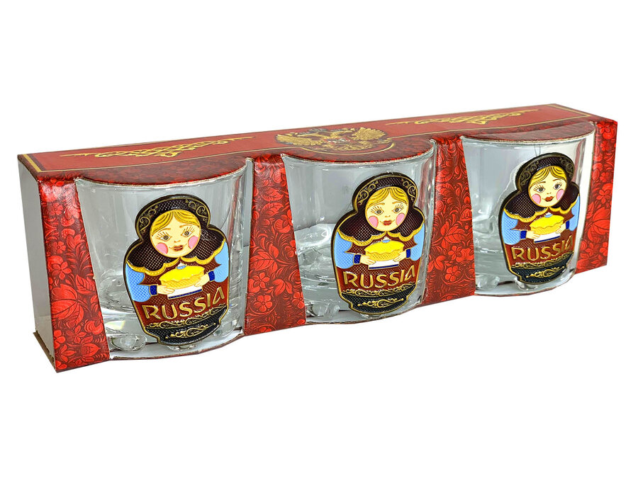 Стопки Russia (3 шт) 