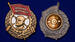Знак Лучшему ударнику муляж в бархатистом футляре 8