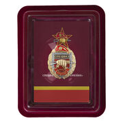 Знак 115 ОБрСпН в наградной коробке с удостоверением в комплекте
