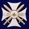Знак Крест За службу на Кавказе (белый) в наградной коробке с удостоверением в комплекте 3