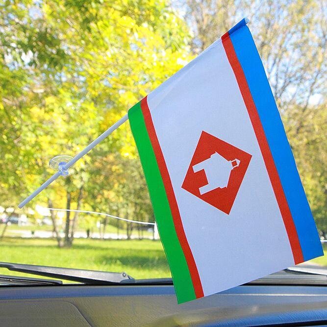 Флажок в машину с присоской Якутска