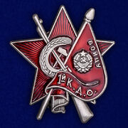 Знак Бойцу 1-го Коммунистического добровольческого отряда копия